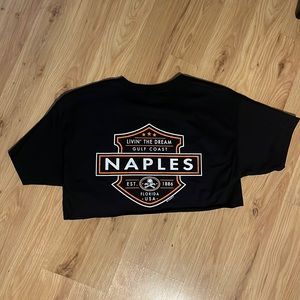 brand new cropped naples tee harley imitation